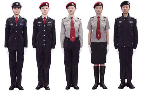 2011式保安服女裝款式標準圖片