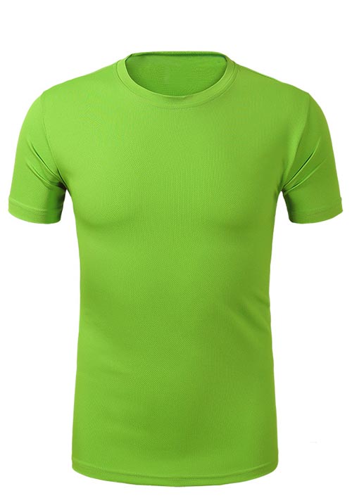 果綠色速干衣T恤訂制